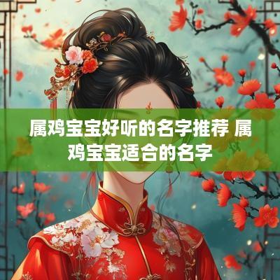 属鸡宝宝好听的名字推荐 属鸡宝宝适合的名字