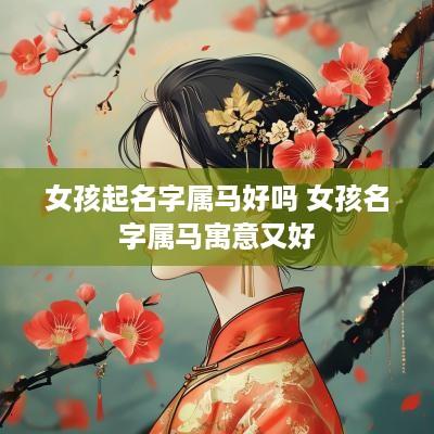 女孩起名字属马好吗 女孩名字属马寓意又好