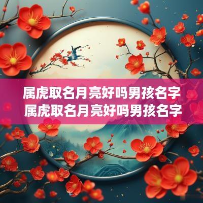 属虎取名月亮好吗男孩名字 属虎取名月亮好吗男孩名字有哪些