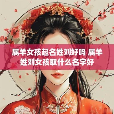 属羊女孩起名姓刘好吗 属羊姓刘女孩取什么名字好