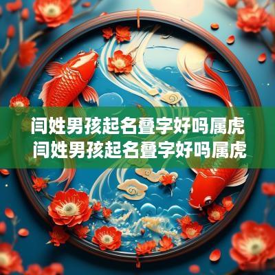 闫姓男孩起名叠字好吗属虎 闫姓男孩起名叠字好吗属虎的