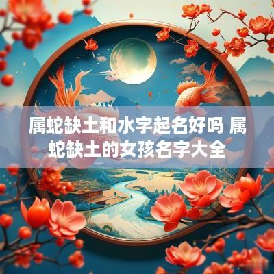 属蛇缺土和水字起名好吗 属蛇缺土的女孩名字大全