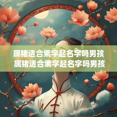 属猪适合紫字起名字吗男孩 属猪适合紫字起名字吗男孩子