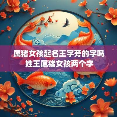 属猪女孩起名王字旁的字吗 姓王属猪女孩两个字