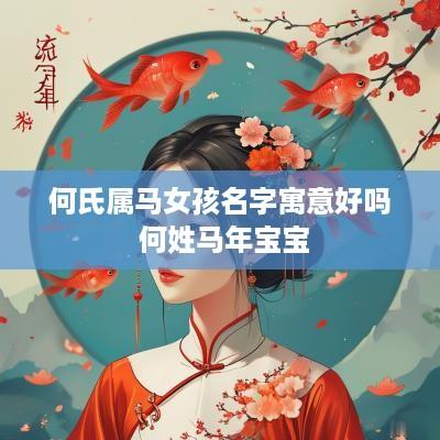 何氏属马女孩名字寓意好吗 何姓马年宝宝