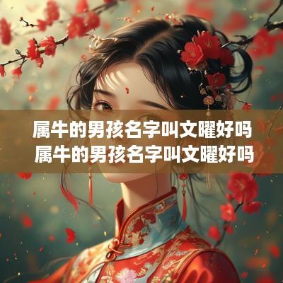 属牛的男孩名字叫文曜好吗 属牛的男孩名字叫文曜好吗好听吗