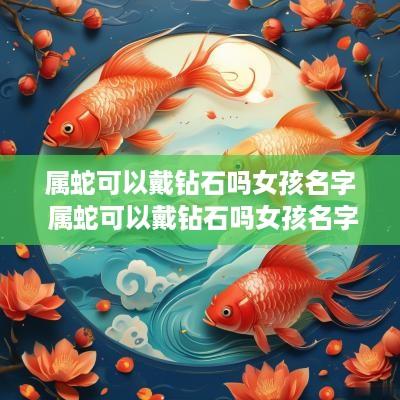 属蛇可以戴钻石吗女孩名字 属蛇可以戴钻石吗女孩名字叫什么