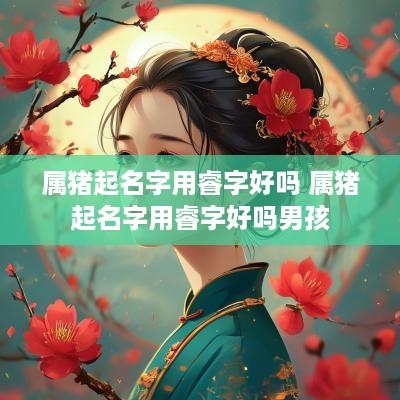 属猪起名字用睿字好吗 属猪起名字用睿字好吗男孩