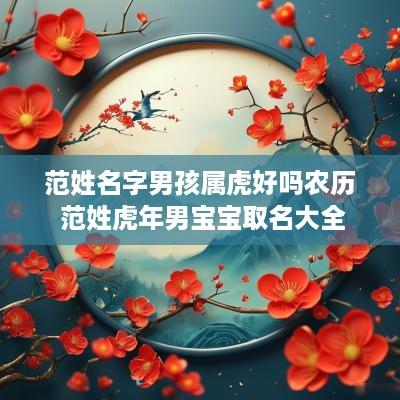 范姓名字男孩属虎好吗农历 范姓蛇年男宝宝取名大全