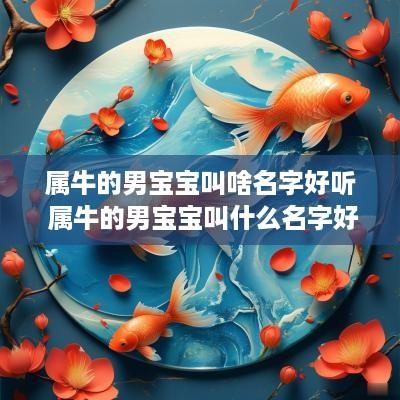 属牛的男宝宝叫啥名字好听 属牛的男宝宝叫什么名字好听