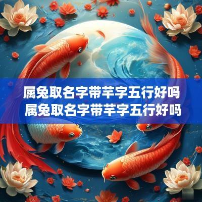 属兔取名字带芊字五行好吗 属兔取名字带芊字五行好吗男孩
