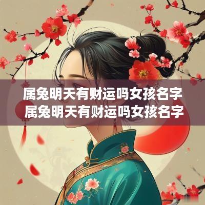 属兔明天有财运吗女孩名字 属兔明天有财运吗女孩名字叫什么