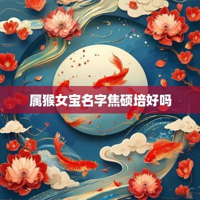 属猴女宝名字焦硕培好吗