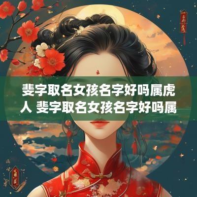 斐字取名女孩名字好吗属虎人 斐字取名女孩名字好吗属虎人的