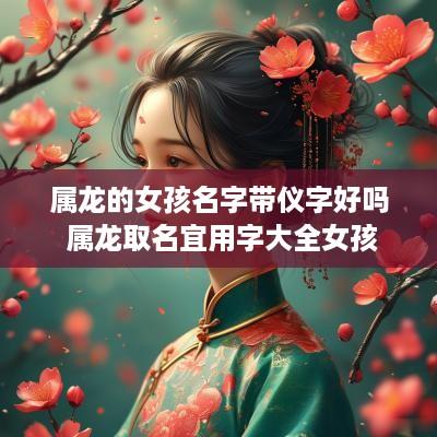 属龙的女孩名字带仪字好吗 属龙取名宜用字大全女孩