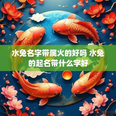 水兔名字带属火的好吗 水兔的起名带什么字好