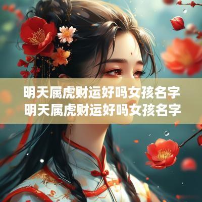 明天属虎财运好吗女孩名字 明天属虎财运好吗女孩名字大全