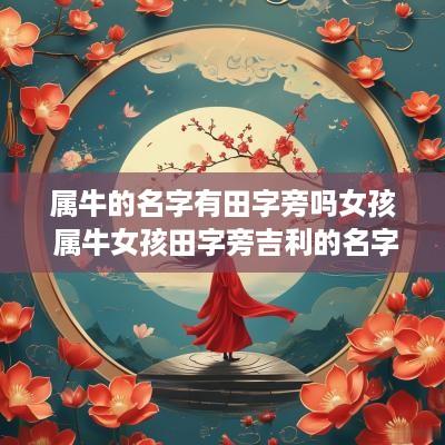 属牛的名字有田字旁吗女孩 属牛女孩田字旁吉利的名字