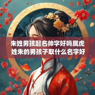 朱姓男孩起名帅字好吗属虎 姓朱的男孩子取什么名字好属虎