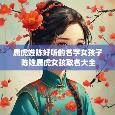 属虎姓陈好听的名字女孩子 陈姓属虎女孩取名大全