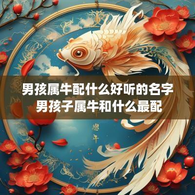 男孩属牛配什么好听的名字 男孩子属牛和什么最配