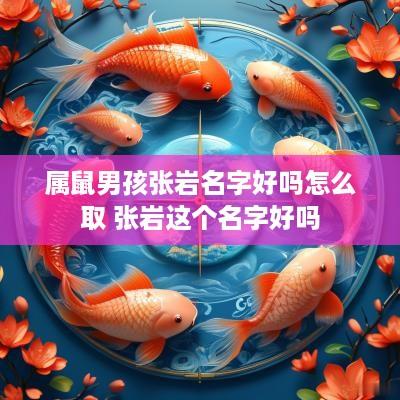 属鼠男孩张岩名字好吗怎么取 张岩这个名字好吗