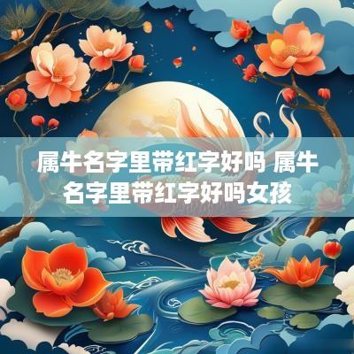 属牛名字里带红字好吗 属牛名字里带红字好吗女孩