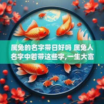 属兔的名字带日好吗 属兔人名字中若带这些字,一生大富大贵