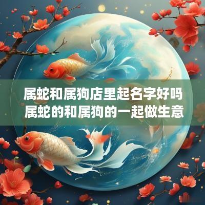 属蛇和属狗店里起名字好吗 属蛇的和属狗的一起做生意好不好