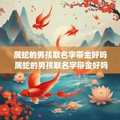 属蛇的男孩取名字带金好吗 属蛇的男孩取名字带金好吗怎么取