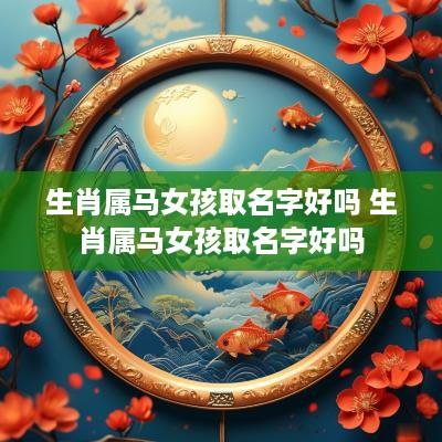 生肖属马女孩取名字好吗 生肖属马女孩取名字好吗