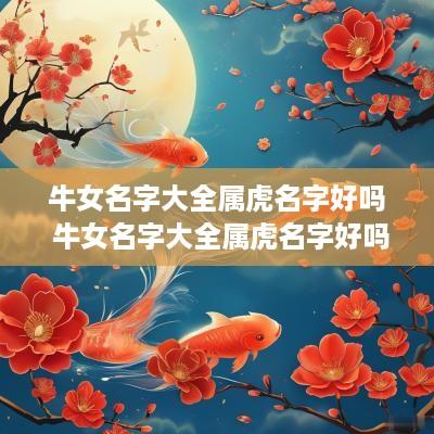 牛女名字大全属虎名字好吗 牛女名字大全属虎名字好吗怎么取