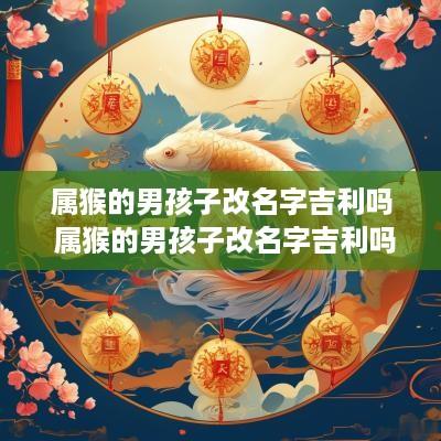 属猴的男孩子改名字吉利吗 属猴的男孩子改名字吉利吗好吗