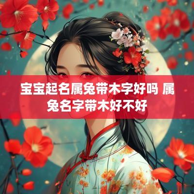 宝宝起名属兔带木字好吗 属兔名字带木好不好