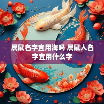 属鼠名字宜用海吗 属鼠人名字宜用什么字