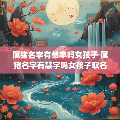 属猪名字有慧字吗女孩子 属猪名字有慧字吗女孩子取名