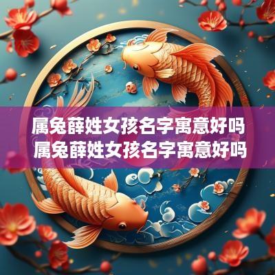 属兔薛姓女孩名字寓意好吗 属兔薛姓女孩名字寓意好吗