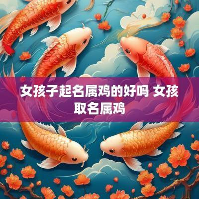 女孩子起名属鸡的好吗 女孩取名属鸡