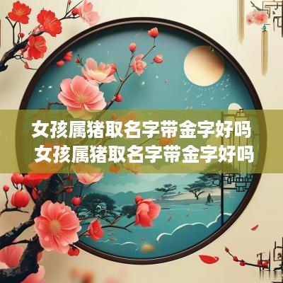 女孩属猪取名字带金字好吗 女孩属猪取名字带金字好吗