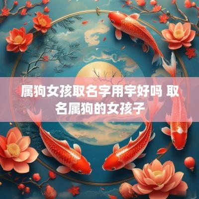 属狗女孩取名字用宇好吗 取名属狗的女孩子