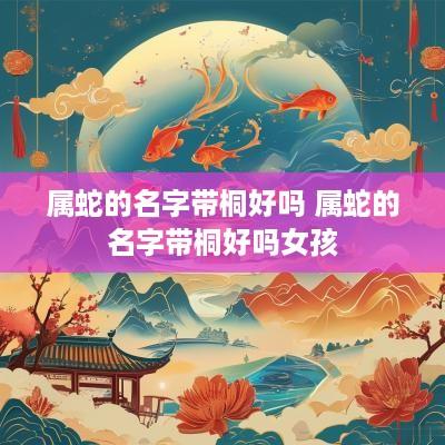 属蛇的名字带桐好吗 属蛇的名字带桐好吗女孩