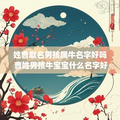 姓曹取名男孩属牛名字好吗 曹姓男孩牛宝宝什么名字好
