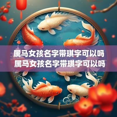 属马女孩名字带琪字可以吗 属马女孩名字带琪字可以吗怎么取