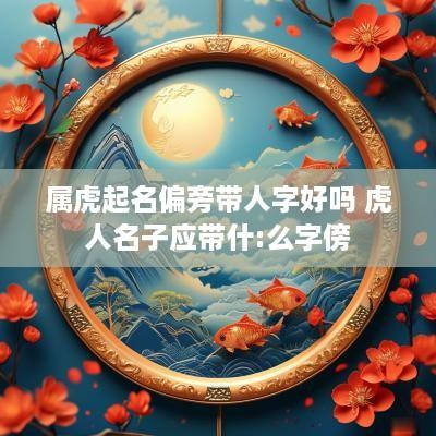 属虎起名偏旁带人字好吗 虎人名子应带什:么字傍