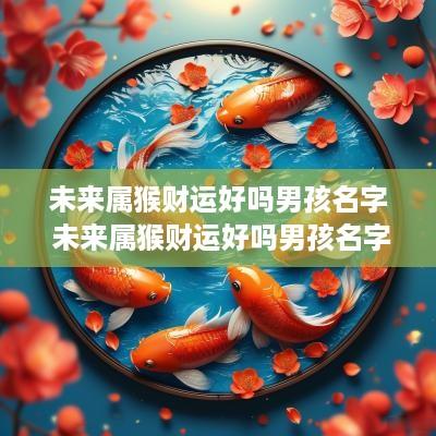 未来属猴财运好吗男孩名字 未来属猴财运好吗男孩名字大全