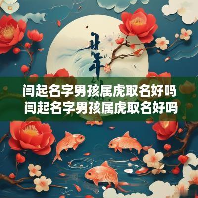 闫起名字男孩属虎取名好吗 闫起名字男孩属虎取名好吗怎么样
