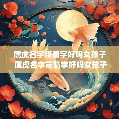 属虎名字带晴字好吗女孩子 属虎名字带晴字好吗女孩子取名