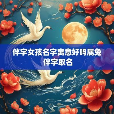 伴字女孩名字寓意好吗属兔 伴字取名