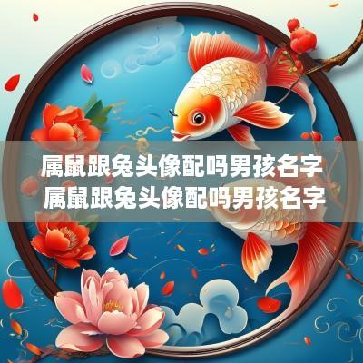 属鼠跟兔头像配吗男孩名字 属鼠跟兔头像配吗男孩名字怎么取