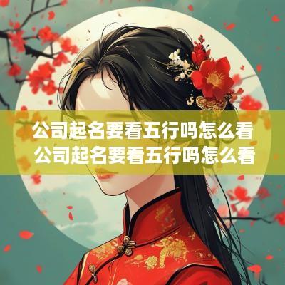 公司起名要看五行吗怎么看 公司起名要看五行吗怎么看的